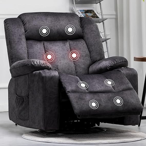 Recliner Chair with Heat and Massage