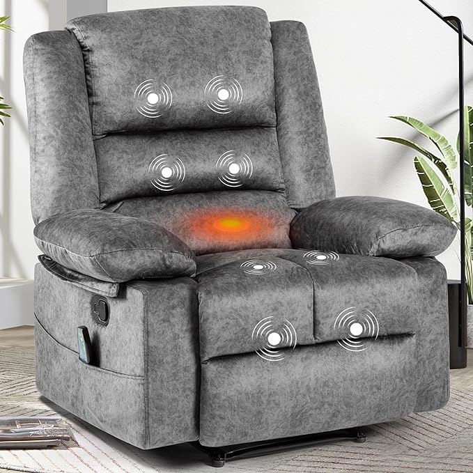 Recliner Chair with Heat and Massage