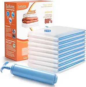 8 Pack Vacuum Storage Bags