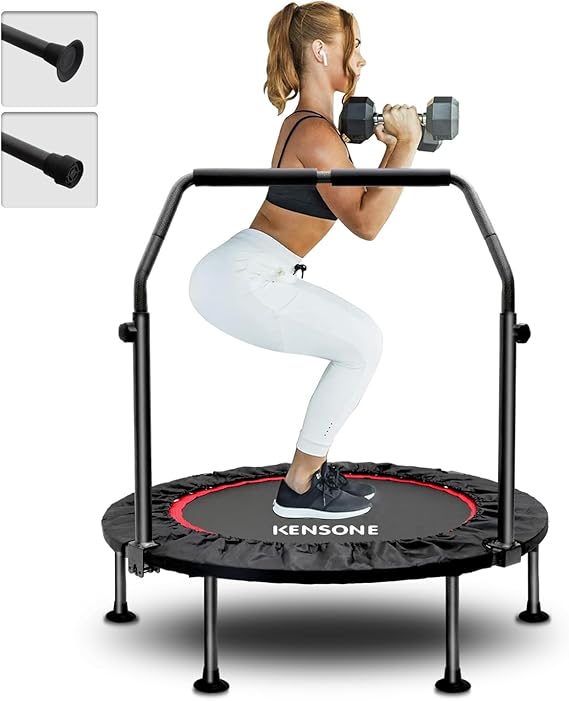 Rebounder trampoline for adults