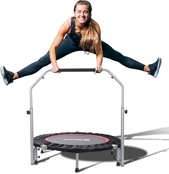 Rebounder trampoline for adults