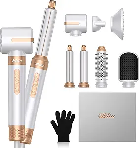 7-in-1 Hair Dryer Brush 110000 RPM – Professional Ionic Blow Dryer with Diffuser for Curly & Twisted Hair, Fast Drying & Salon-Quality Styling