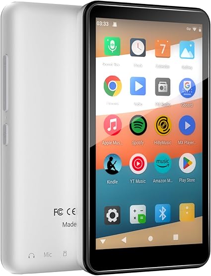 Best Android MP3 Player with Bluetooth & WiFi 2025 – 144GB Touch Screen Media Player with Spotify & FM Radio