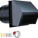 Best 8 Inch Dryer Vent Cover 2025 – Metal Outdoor Wall Vent with Magnetic Damper & Noise Reduction