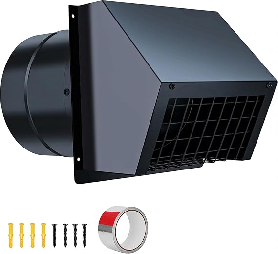 Best 8 Inch Dryer Vent Cover 2025 – Metal Outdoor Wall Vent with Magnetic Damper & Noise Reduction