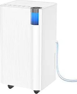 Best Dehumidifier for Basement 2026 – 34 Pint Dehumidifier for 2500 Sq Ft with Drain Hose & Smart Humidity Control