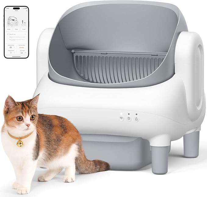 Best Automatic Cat Litter Box 2026 – Self-Cleaning Smart Litter Box with App Control for Multiple Cats