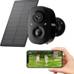 Wireless Solar Security Camera Outdoor – 4MP WiFi Camera with Color Night Vision, PIR Motion Detection & 2-Way Audio