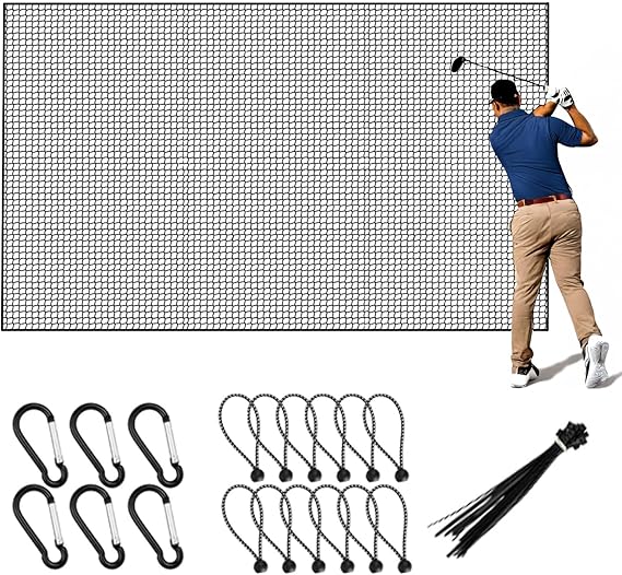 Best Golf Practice Net 2026 – 12×12 / 12×15 / 12×20 Sports Barrier Net for Backyard & Indoor Training