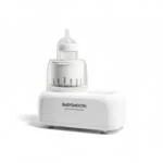 Waterless Baby Bottle Warmer & Mixer with Silent Shake – Fast Heating, Adjustable Temperature & Timer, Night Light, Thaw & Keep Warm Function