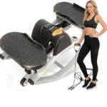 Mini Rocking Stepper Exercise Machine – Side to Side Stepper for Legs & Glutes with LCD Monitor