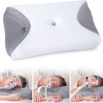 Pillow for Side Sleepers – Neck Support Pillow to Reduce Mask Pressure & Air Leaks
