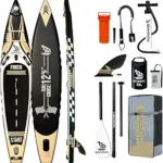 10'6''/11' Inflatable Stand Up Paddle Board – Wide Stable Ultra-Light SUP with Full Accessories
