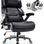 Big and Tall Office Chair 700lbs – Heavy Duty High Back Executive Chair with Wide Seat & Lumbar Support