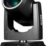 450W Moving Head Beam Light – 300,000 Lux DJ Stage Light with 18 DMX Channels, 15 Colors & 14 Gobos
