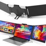 Laptop Screen Extender – 1080P IPS Triple Portable Monitor for 13–17.3" Laptops (Plug & Play)