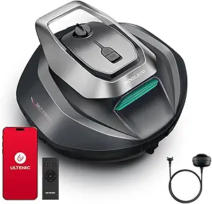 Cordless Robotic Pool Cleaner – Automatic Pool Vacuum with Remote Control & 90-Min Runtime for Above & In-Ground Pools