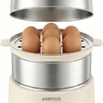 14 Egg Electric Egg Cooker – Rapid Stainless Steel Egg Boiler with Timer & Auto Shut-Off