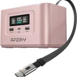Portable Power Station 99.2Wh/31000mAh, Solar Rechargeable Battery Pack with Dual USB-C PD 3.0 Fast Charging, TSA Approved for Travel, Camping & Emergencies