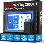 VeriDiag X800 BT OBD2 Scanner, 2026 Upgraded Bidirectional Diagnostic Scan Tool with Full System Diagnosis, 34 Reset Services, Wireless Active Test & 2 Years Free Updates