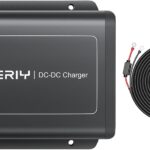 Fast Alternator Charger for Portable Power Station – 12V/24V to 48V DC-DC Charger, 6X Faster Vehicle Charging for RV, SUV, Van & Camping Power Stations