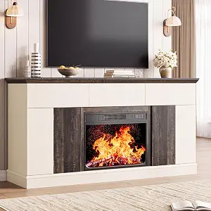 Best 58-Inch Fireplace TV Stand (2026) – Entertainment Center with 23" Electric Fireplace for TVs Up to 65"
