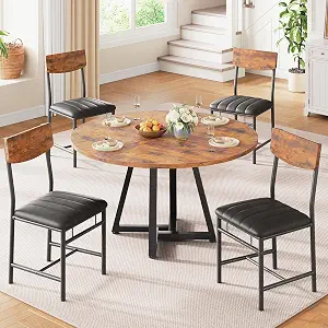 These comfy chairs are perfect for my dining area!