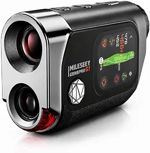 G1 Touchscreen GPS Golf Rangefinder, 43,000+ Preloaded Golf Courses, 2.13" AMOLED Display, Laser Rangefinder with 600-Yard Flag Lock, SmartSlope & Course Maps