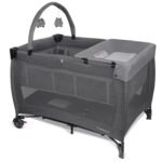 Best 3-in-1 Pack and Play with Changing Table (2026) – Portable Baby Playard with Bassinet & Wheels