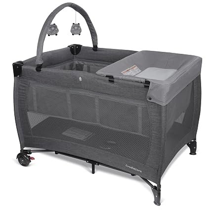 Best 3-in-1 Pack and Play with Changing Table (2026) – Portable Baby Playard with Bassinet & Wheels