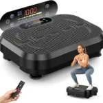 Vibration Plate Exercise Machine, 199 Speeds & 7 Workout Modes, 450 LB Capacity, Whole Body Vibration Platform for Lymphatic Drainage, Fitness, Muscle Toning & Home Workouts