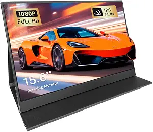 Best 15.6-Inch Portable Monitor (2026) – 1080P FHD IPS HDR Travel Display for MacBook & iPhone