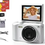 Best 8K Digital Camera for Vlogging (2026) – 96MP Autofocus Camera with 180° Flip Screen & WiFi