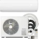 12000 BTU Mini Split Air Conditioner Heat Pump, 19 SEER2 Inverter Ductless AC, 115V System for Rooms Up to 750 Sq. Ft., Pre-Charged Condenser, Installation Kit & Remote Control, White