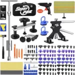 Best 169-Piece PDR Dent Puller Kit (2026) – Paintless Dent Repair Tool Set with 100W Glue Gun & Slide Hammer