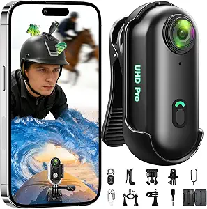 Best Mini 4K Action Camera (2026) – Compact WiFi Body Camera for Cycling, Skiing & Outdoor Sports