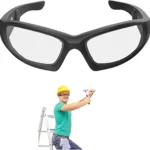 Bluetooth Safety Glasses with Open-Ear Audio, Clear Lens Smart Safety Glasses with Built-In Speakers & Microphone, Wireless Headphones Glasses for Work, Driving, Cycling & Everyday Use