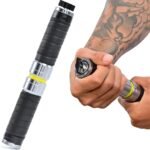 Grip Strength Trainer, Adjustable Hand Grip & Forearm Strengthener with All-Metal Build, Wrist Roller for Hand, Wrist & Forearm Training, Portable Strength Training Equipment for Home Gym
