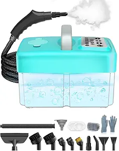 Steam Cleaner for Home & Car, 2500W High-Pressure Steam Cleaner with 45 PSI & 250°F Steam, 15s Heat-Up, 1600ML Water Tank, 6-Level Adjustable Steam Cleaner for Kitchen, Bathroom, Tile & Grout