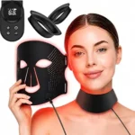 Red Light Therapy for Face, 7-Color LED Light Therapy Mask with Multiple Intensity Levels, Adjustable Timer & Energy Settings, Facial Skin Care Device for Home